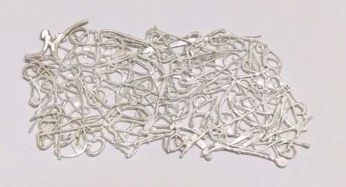 Judy Larson's Make a Lacy Argentium Scrap Metal Sheet - , General Education, Butane Torch, Soldering, Solder, Flatten the piece